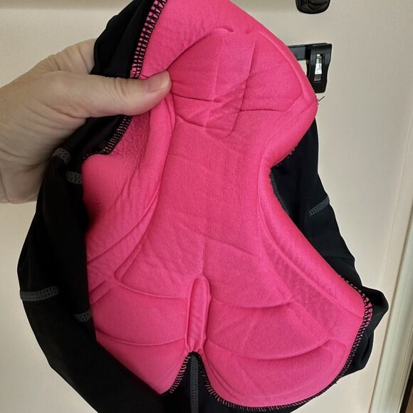 Cycling Shorts XS - Small Black Pink Seat Padding  26” Waist - Picture 5 of 7